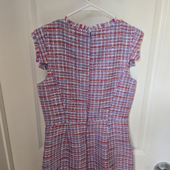 (Tall) J.Crew Azalea Tweed Resume Sheath Dress Sz 6T - Picture 8 of 14